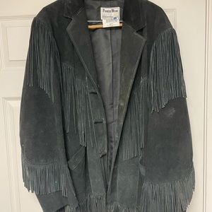 Men’s Vintage Pioneer Wear Western Fringe Jacket